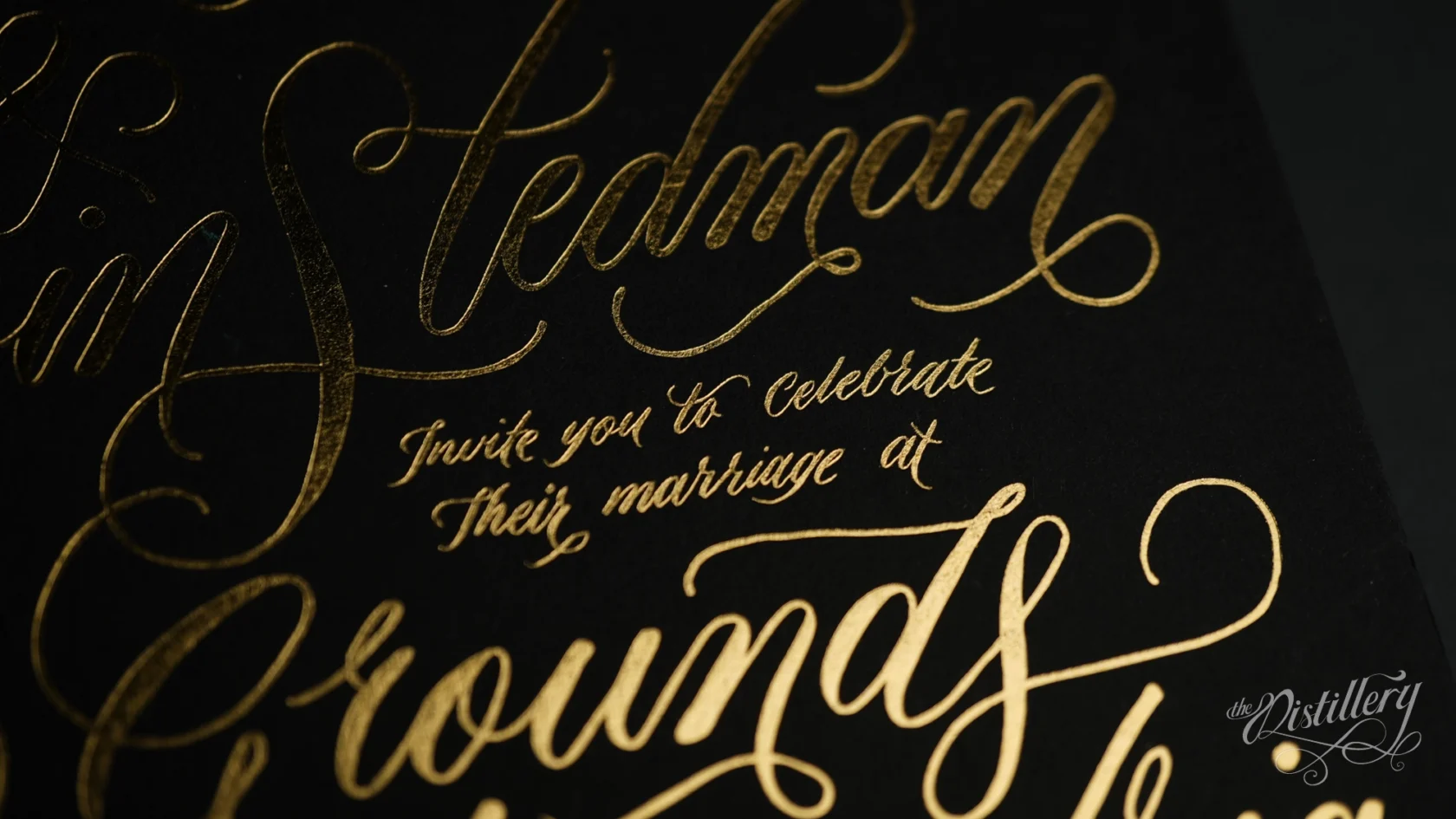 Justine & Kevin Wedding Foil Calligraphy-1